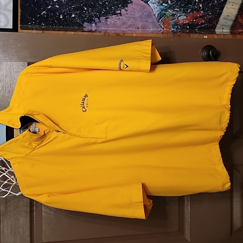 Mens Callaway windshirt 1/4 zip